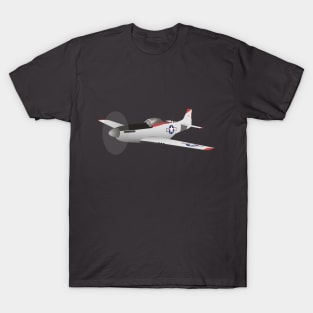 P-51 Mustang WWII Airplane T-Shirt